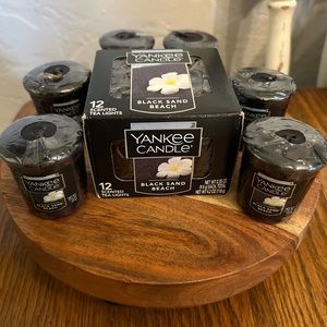 Yankee Candle Black Sand Beach Candle Bundle New